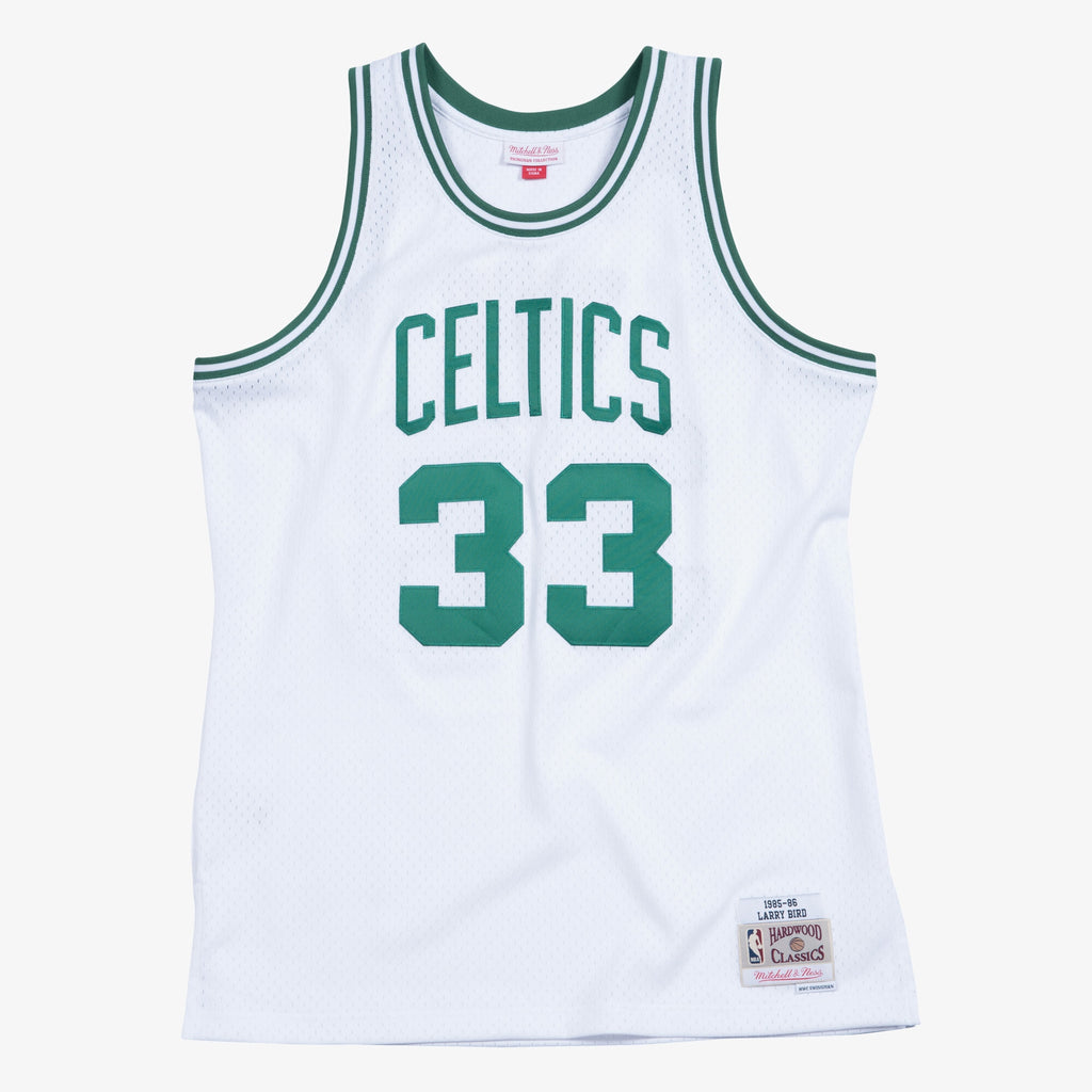 Boston Celtics Mitchell & Ness Swingman Jersey Home Larry Bird 1985-86