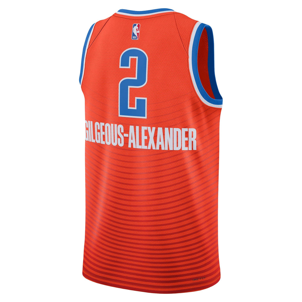 Oklahoma City Thunder Nike Replica Statement Swingman Jersey - Shai Gilgeous-Alexander - Unisex