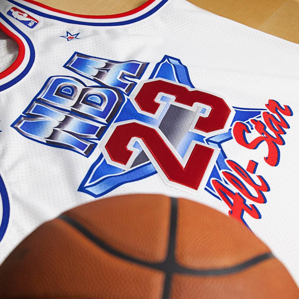 NBA All-Star East Michael Jordan 1991 Authentic Jersey by Mitchell & Ness - White - Mens
