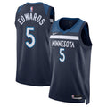Minnesota Timberwolves Nike Icon Edition Swingman Jersey - Navy - Anthony Edwards - Unisex