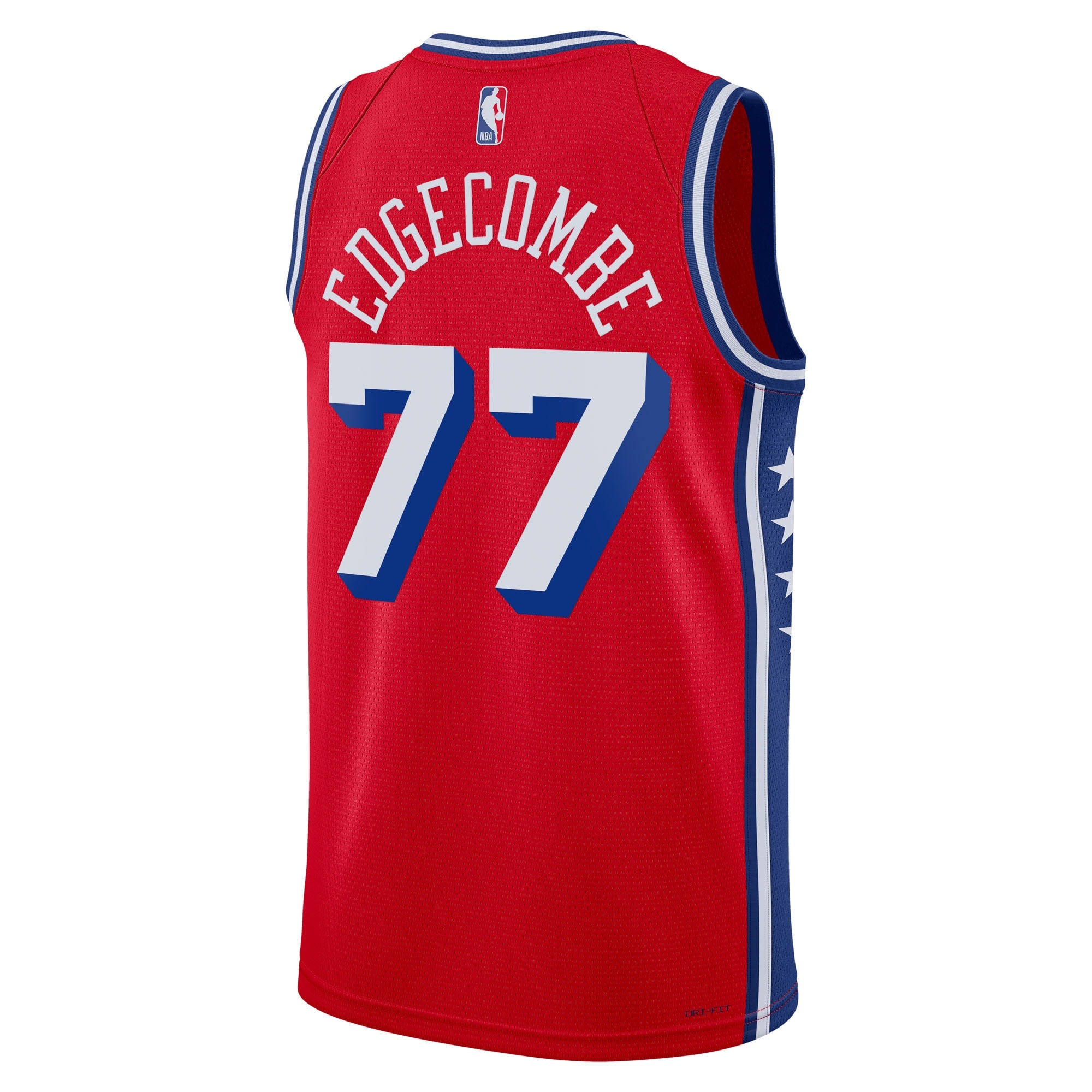 Philadelphia 76ers Jordan Brand Statement Edition Swingman Jersey - Red - VJ Edgecombe - Unisex