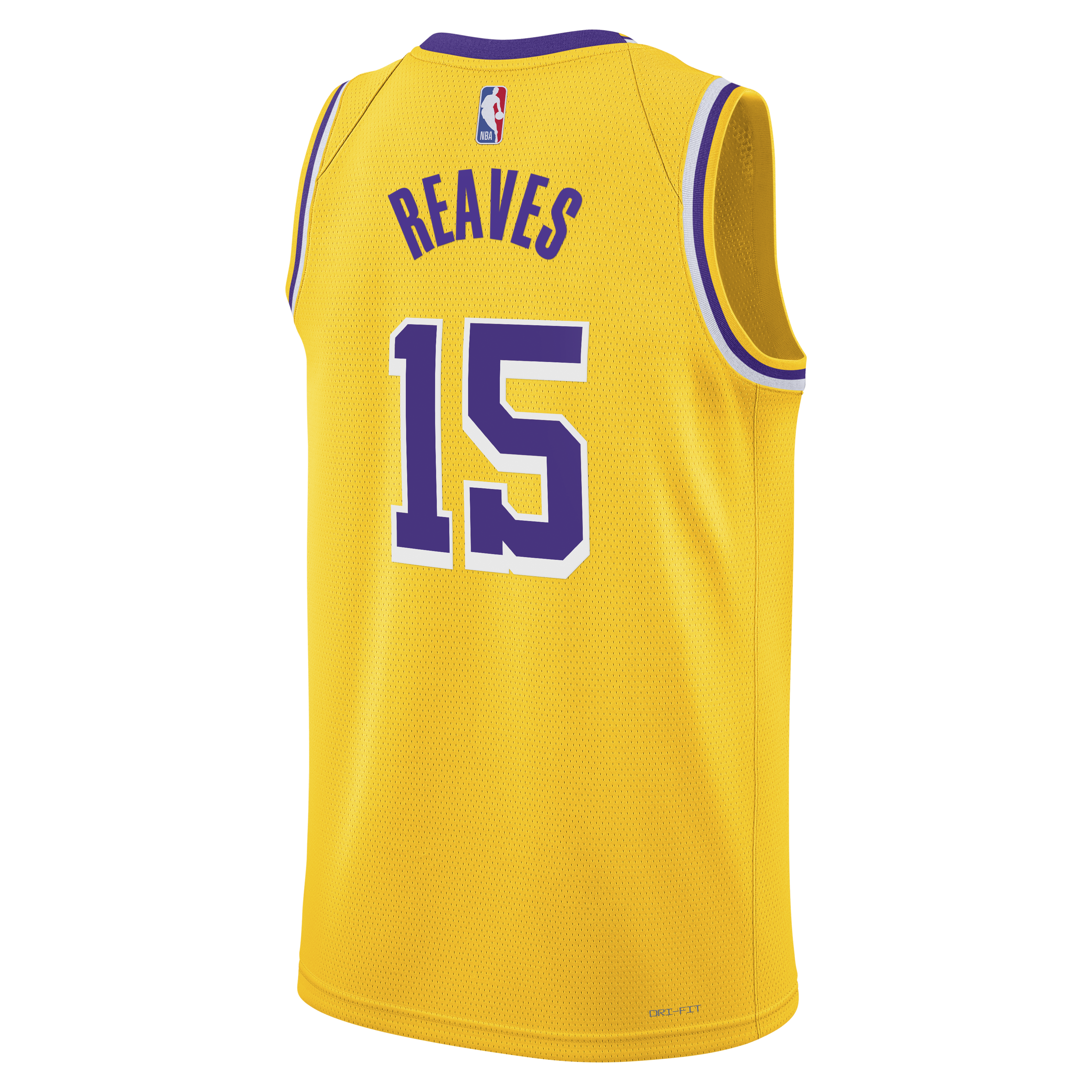 Los Angeles Lakers Nike Icon Edition Swingman Jersey - Gold - Austin Reaves - Unisex