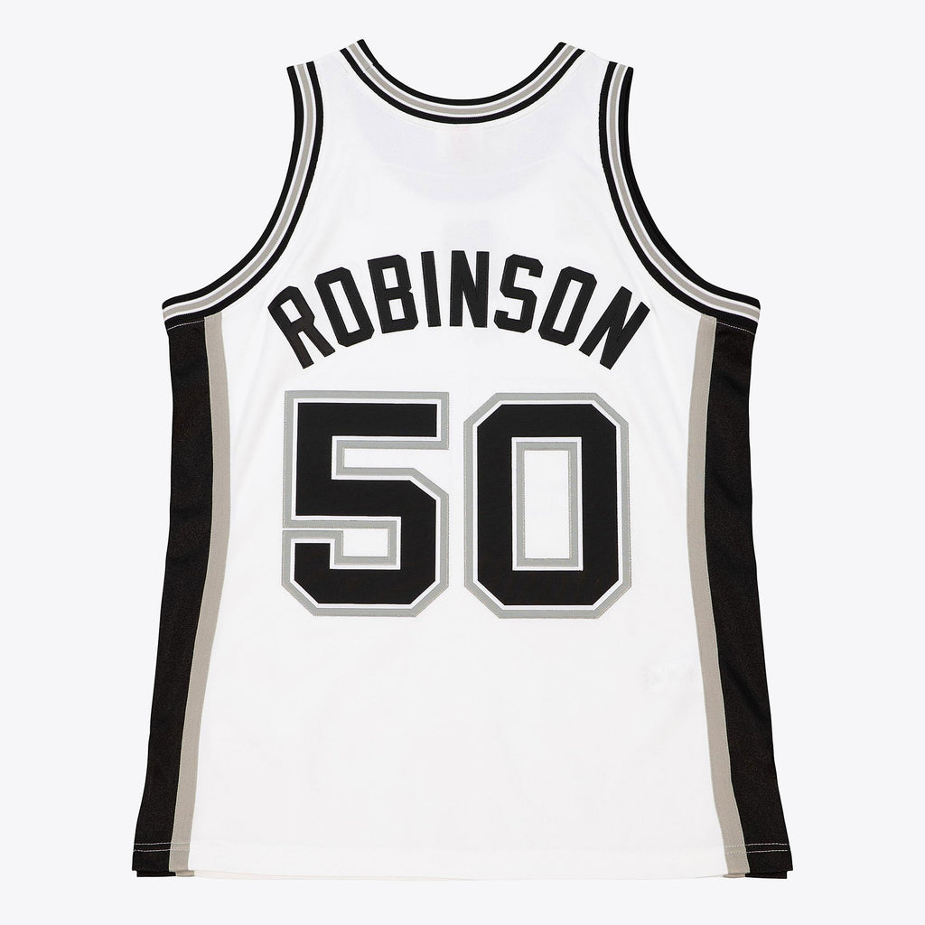 San Antonio Spurs Mitchell & Ness David Robinson 2002 Home Finals Authentic Jersey - White