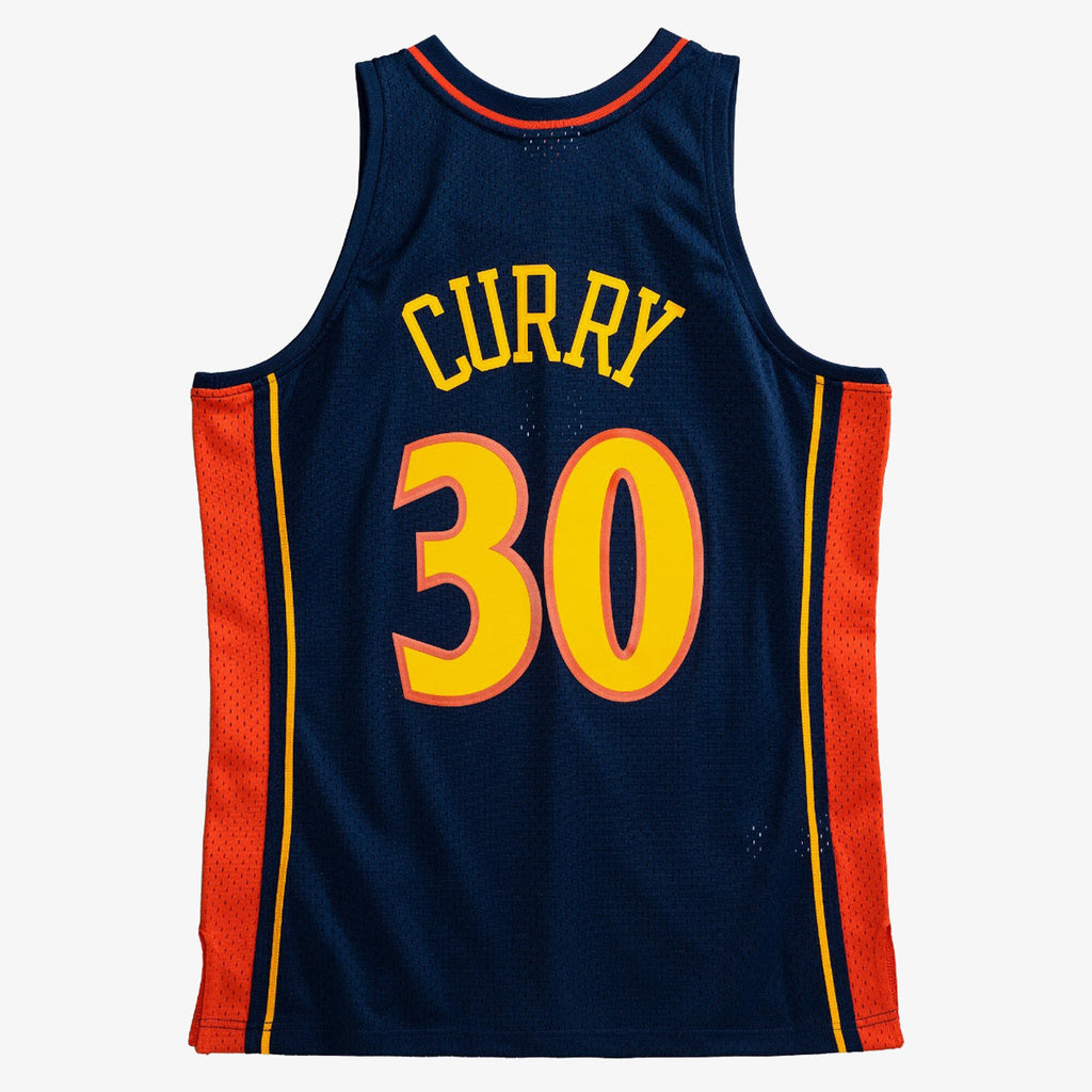 Golden State Warriors Mitchell & Ness Swingman Jersey Road Steph Curry 2009-10