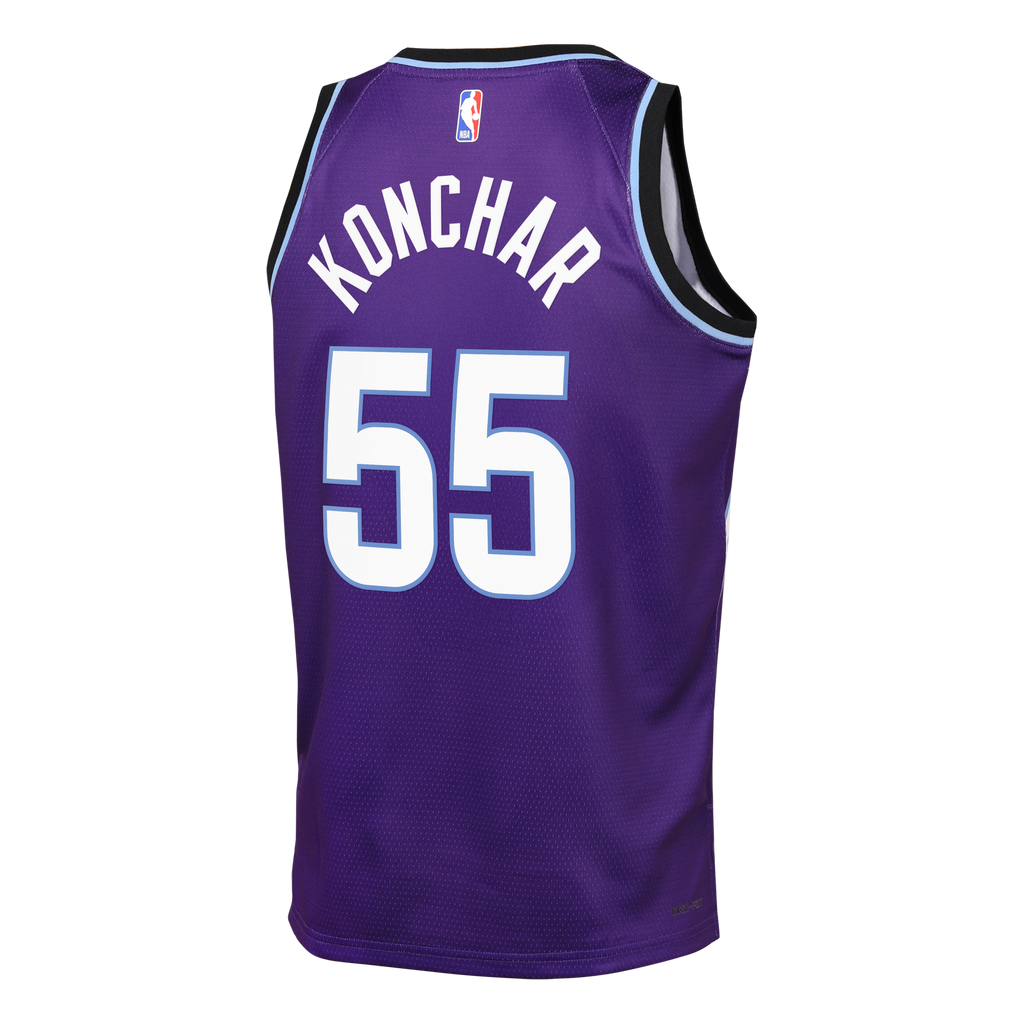 Utah Jazz Nike Replica Icon Edition Swingman Jersey - Purple - John Konchar - Youth