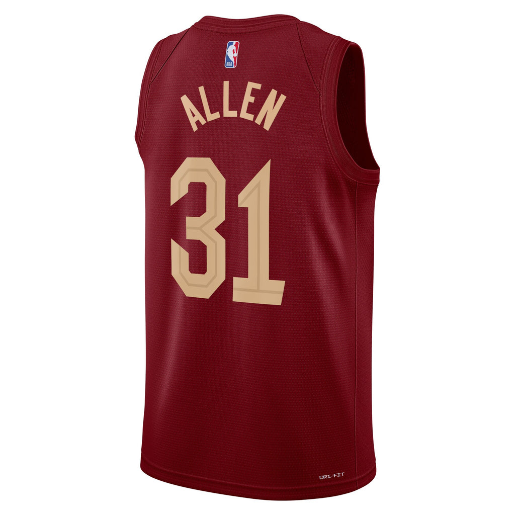Cleveland Cavaliers Nike Icon Edition Swingman Jersey - Maroon - Jarrett Allen - Unisex