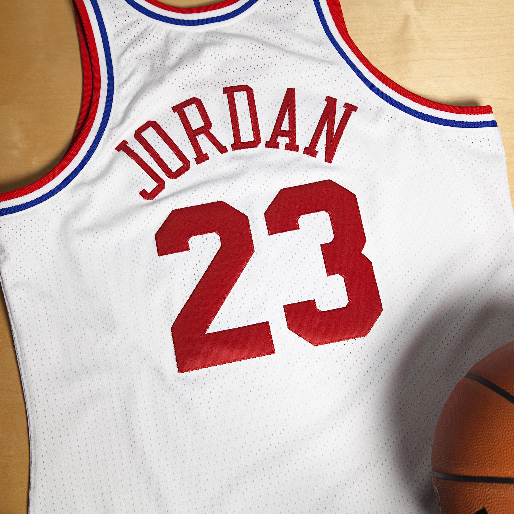 NBA All-Star East Michael Jordan 1991 Authentic Jersey by Mitchell & Ness - White - Mens