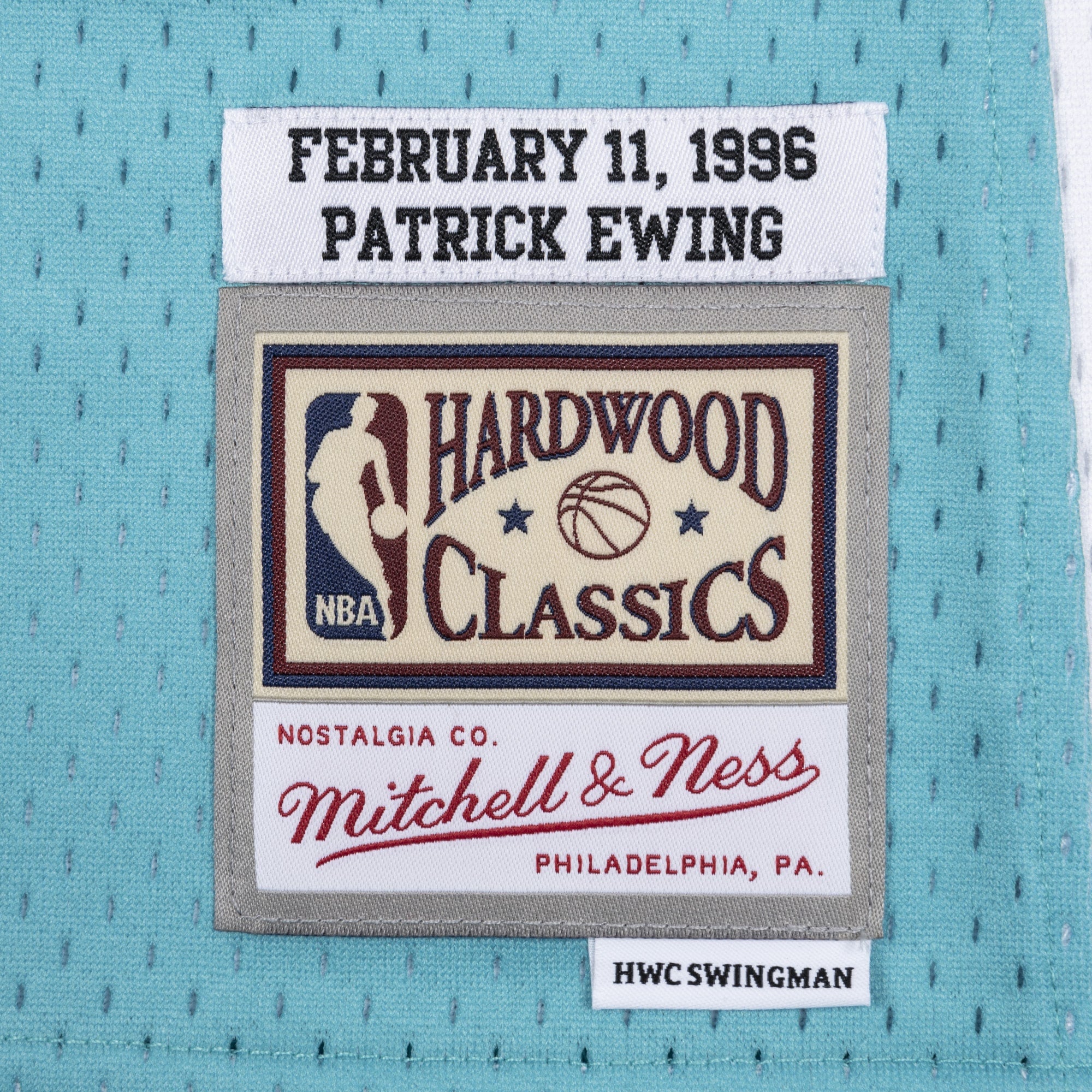 NBA Mitchell & Ness Patrick Ewing 1996 All-Star Swingman Authentic Jersey - Teal