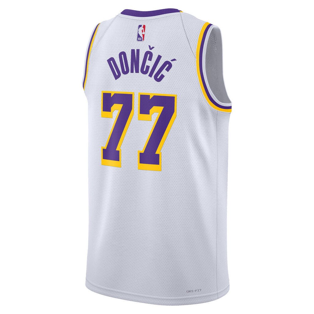 Los Angeles Lakers Nike Association Swingman Jersey - Luka Doncic - Unisex