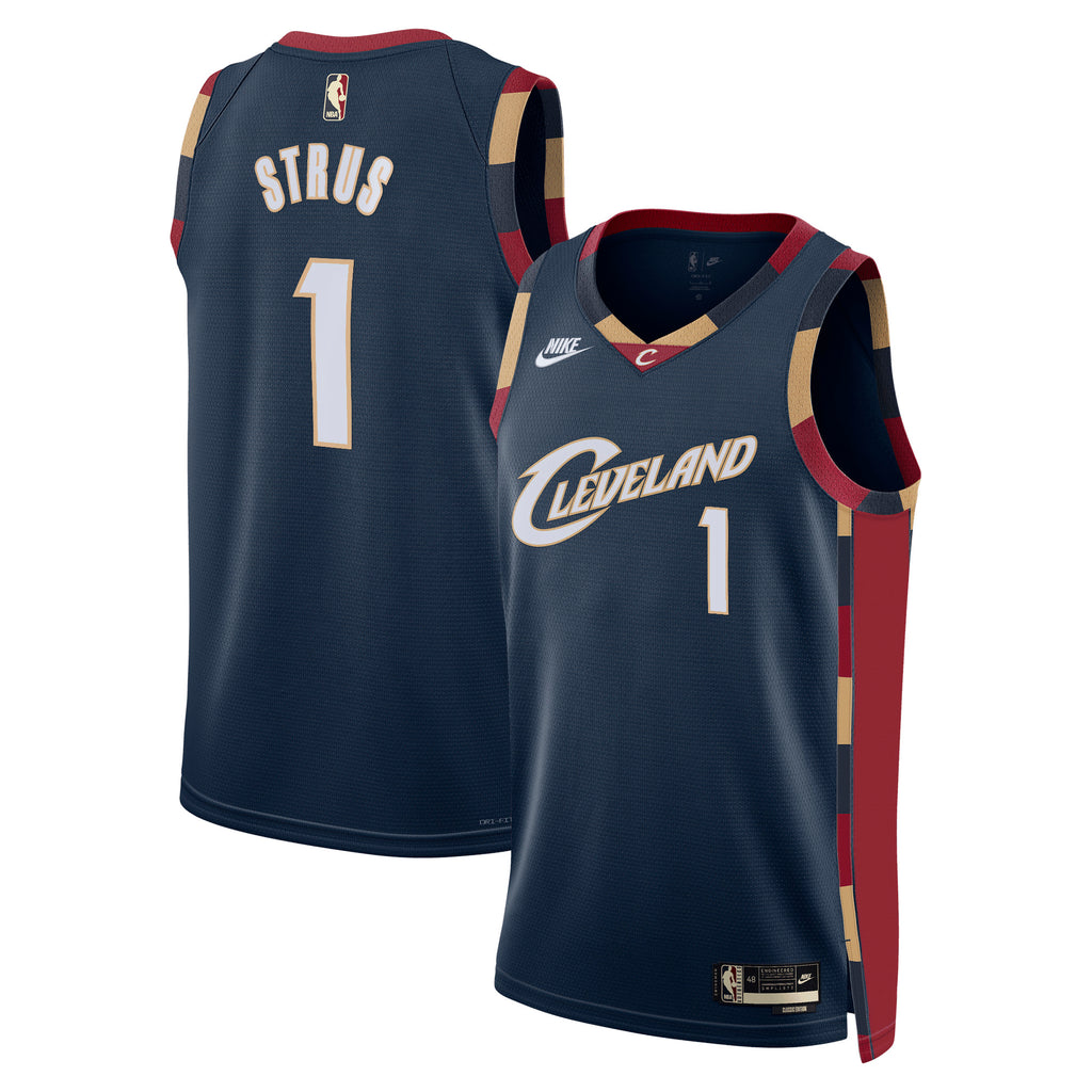 Cleveland Cavaliers Nike Classic Edition Jersey - Navy - Max Strus - Unisex