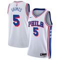 Philadelphia 76ers Nike Association Edition Swingman Jersey - White - Quentin Grimes - Unisex