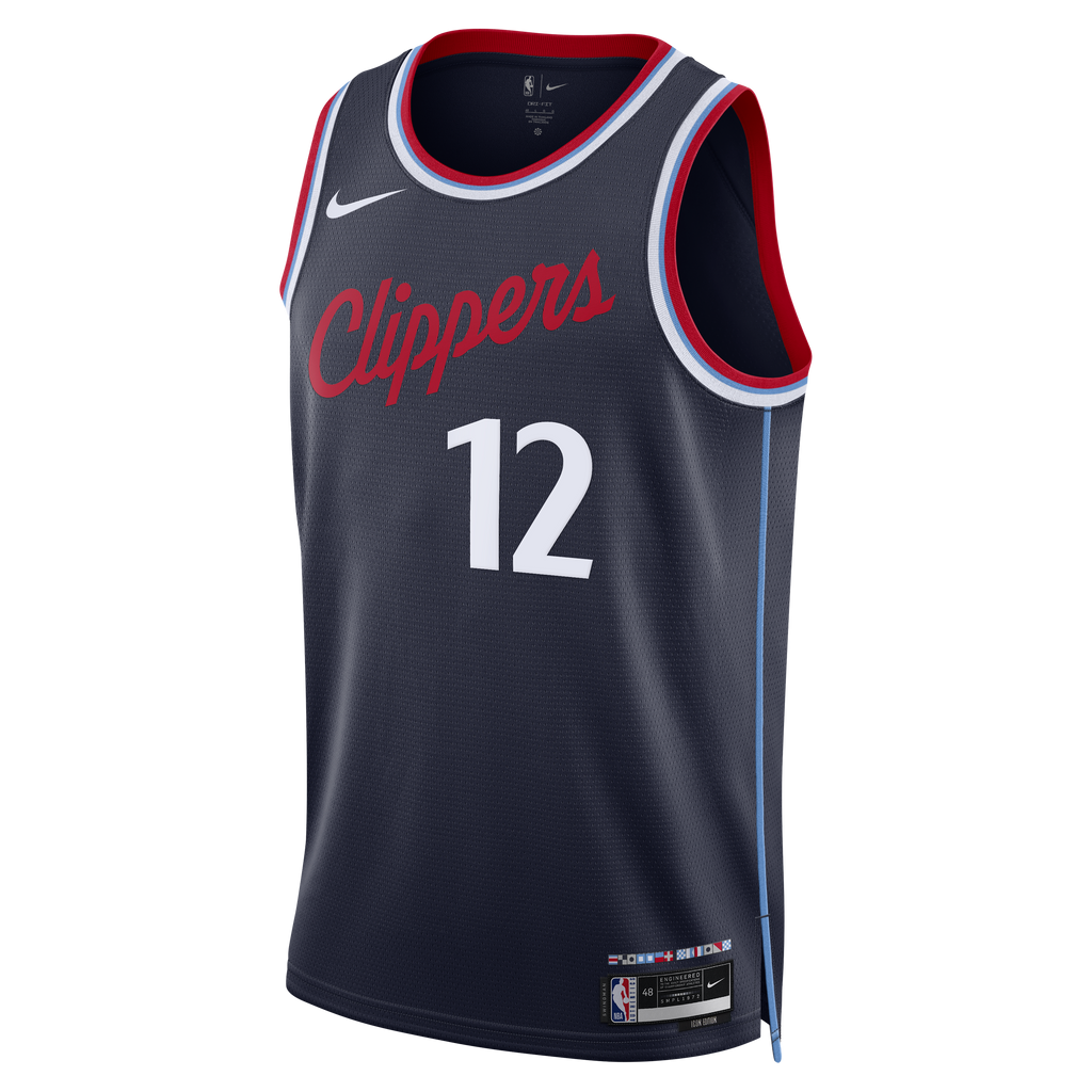 Los Angeles Clippers Nike Replica Icon Edition Swingman Jersey - Navy - Nick Martinelli - Unisex