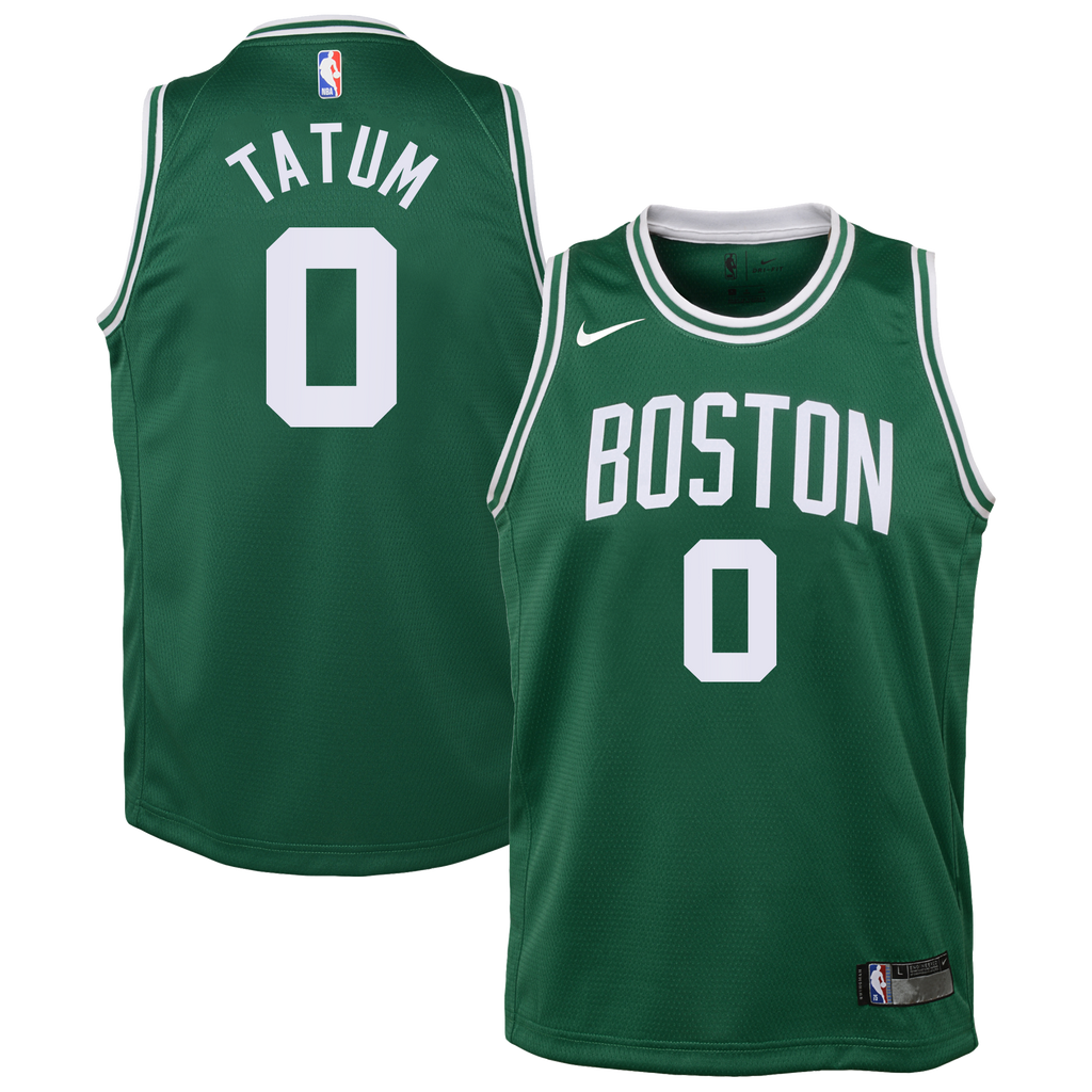 Boston Celtics Nike Icon Edition Swingman Jersey - Kelly Green - Jayson Tatum - Youth