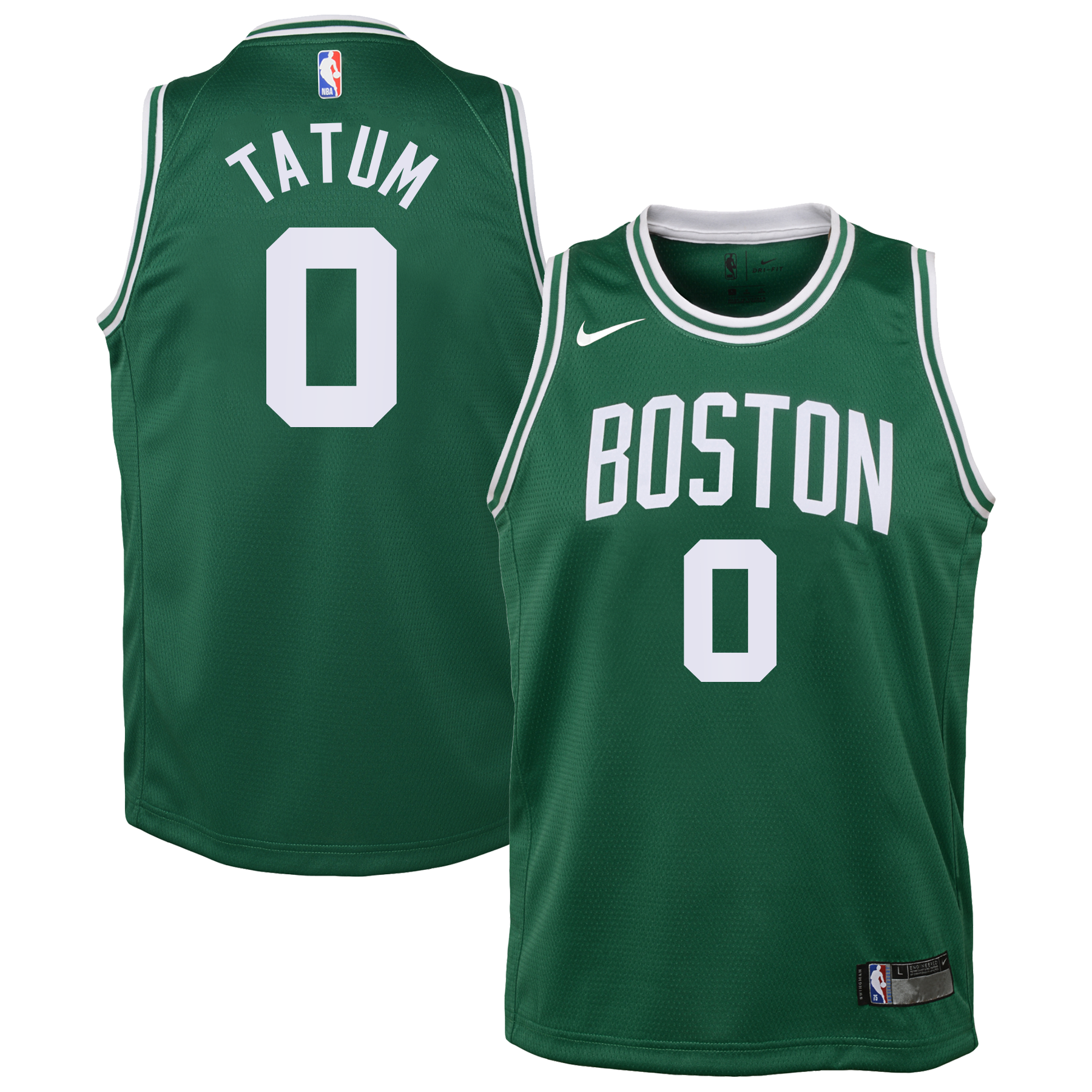 Boston Celtics Nike Icon Edition Swingman Jersey - Kelly Green - Jayson Tatum - Youth
