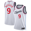 Los Angeles Clippers Nike Replica Association Edition Swingman Jersey - White - Bennedict Mathurin - Unisex