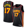 Atlanta Hawks Jordan Statement Edition Swingman Jersey - Black - Onyeka Okongwu - Unisex