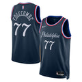Philadelphia 76ers Nike 2025/26 City Edition Swingman Jersey - Navy - VJ Edgecombe - Unisex