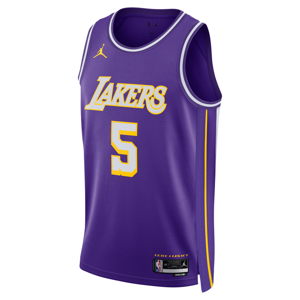 Los Angeles Lakers Jordan Brand Statement Edition Jersey - Purple - Quentin Grimes - Unisex