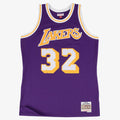 Los Angeles Lakers Mitchell & Ness Swingman Jersey Road Magic Johnson 1984-85