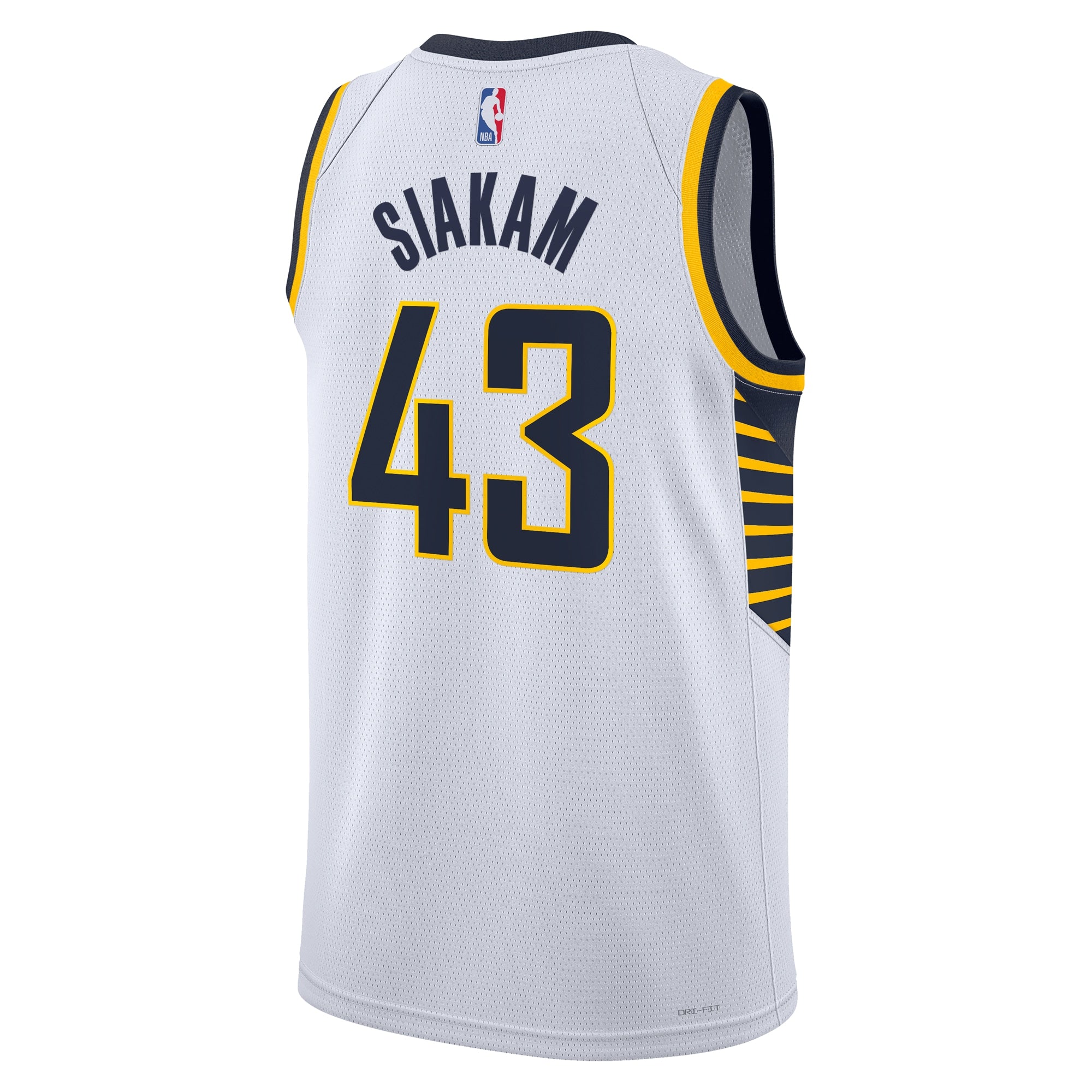 Indiana Pacers Nike Association Edition Swingman Jersey - White - Pascal Siakam - Youth