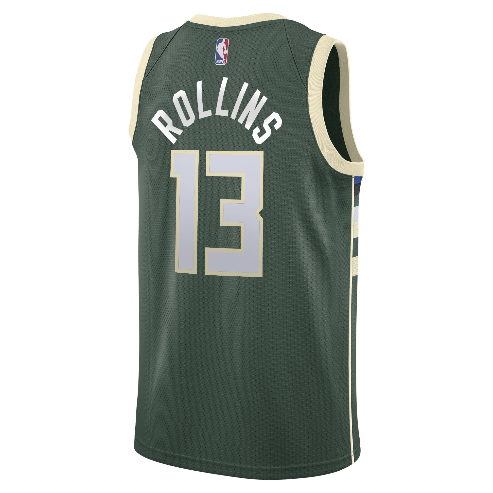 Milwaukee Bucks Nike Icon Edition Swingman Jersey - Hunter Green - Ryan Rollins - Youth