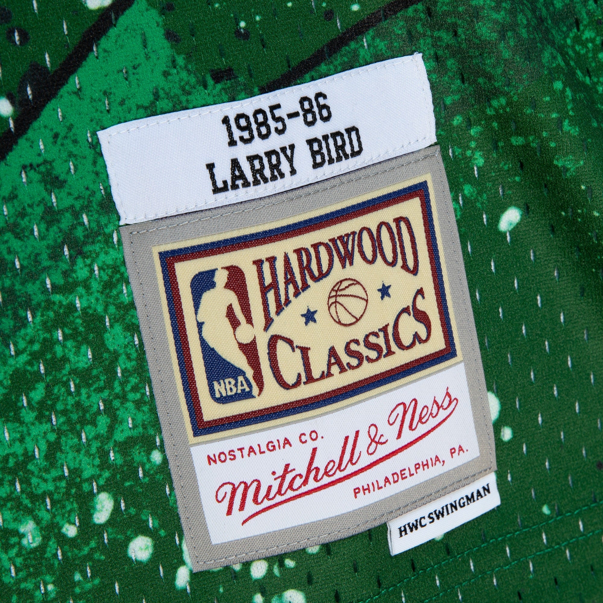Boston Celtics Mitchell & Ness Larry Bird 1985 Hyper Hoops Swingman Jersey - Green