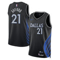Dallas Mavericks Nike 2025/26 City Edition Swingman Jersey - Black - Daniel Gafford - Unisex