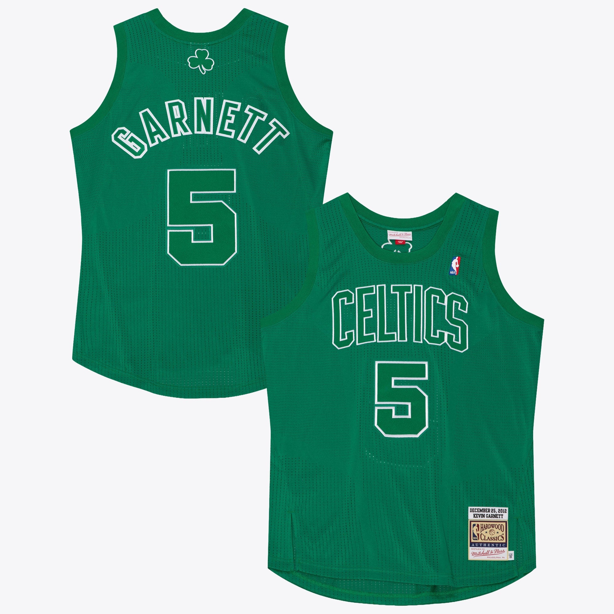 Boston Celtics Mitchell & Ness Kevin Garnett 2012 Christmas Day Authentic Jersey - Kelly Green