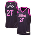 Minnesota Timberwolves Nike 2025/26 City Edition Swingman Jersey - Black - Rudy Gobert - Youth