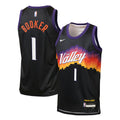 Phoenix Suns Nike 2025/26 City Edition Swingman Jersey - Black - Devin Booker - Youth