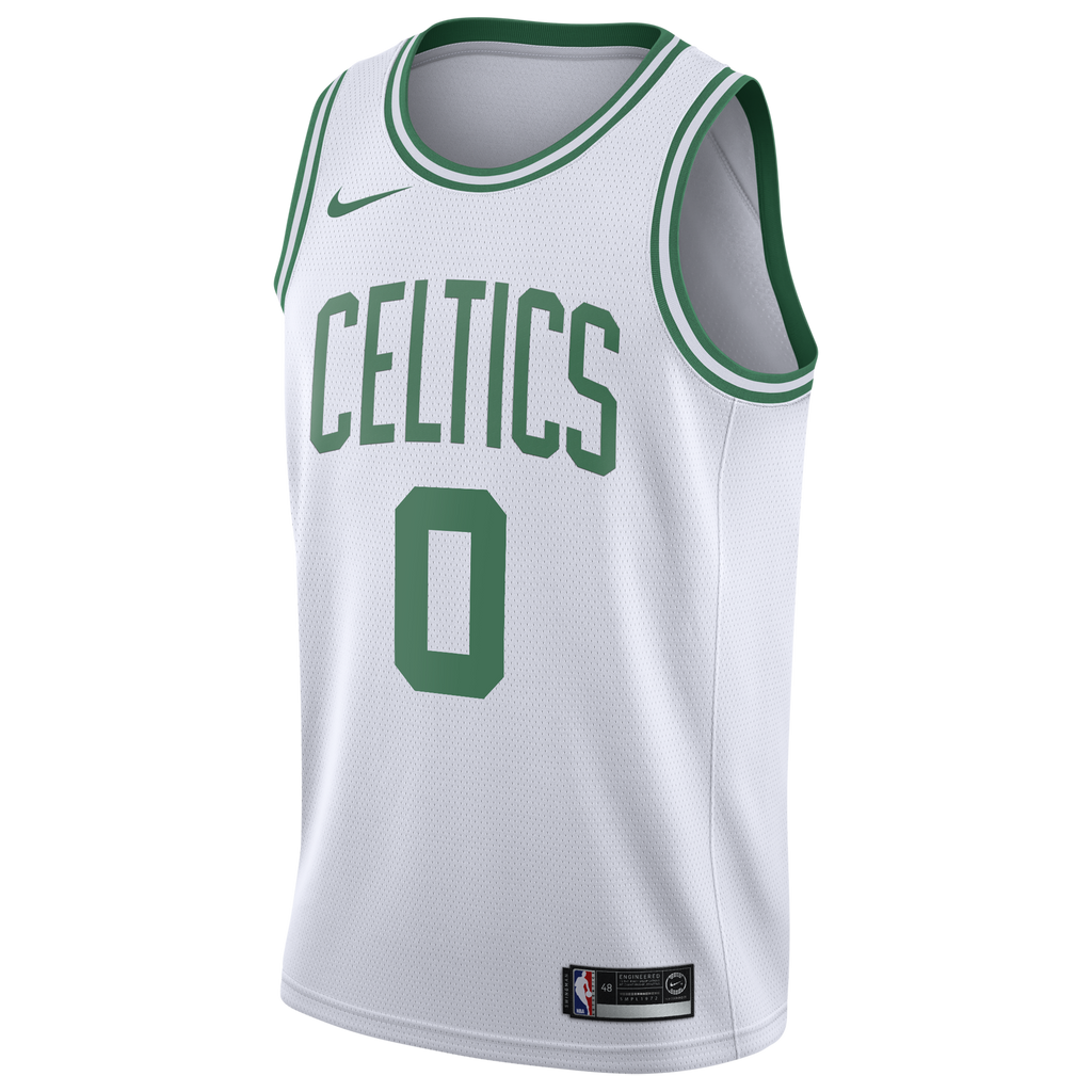 Boston Celtics Nike Association Edition Swingman Jersey - White - Jayson Tatum - Youth