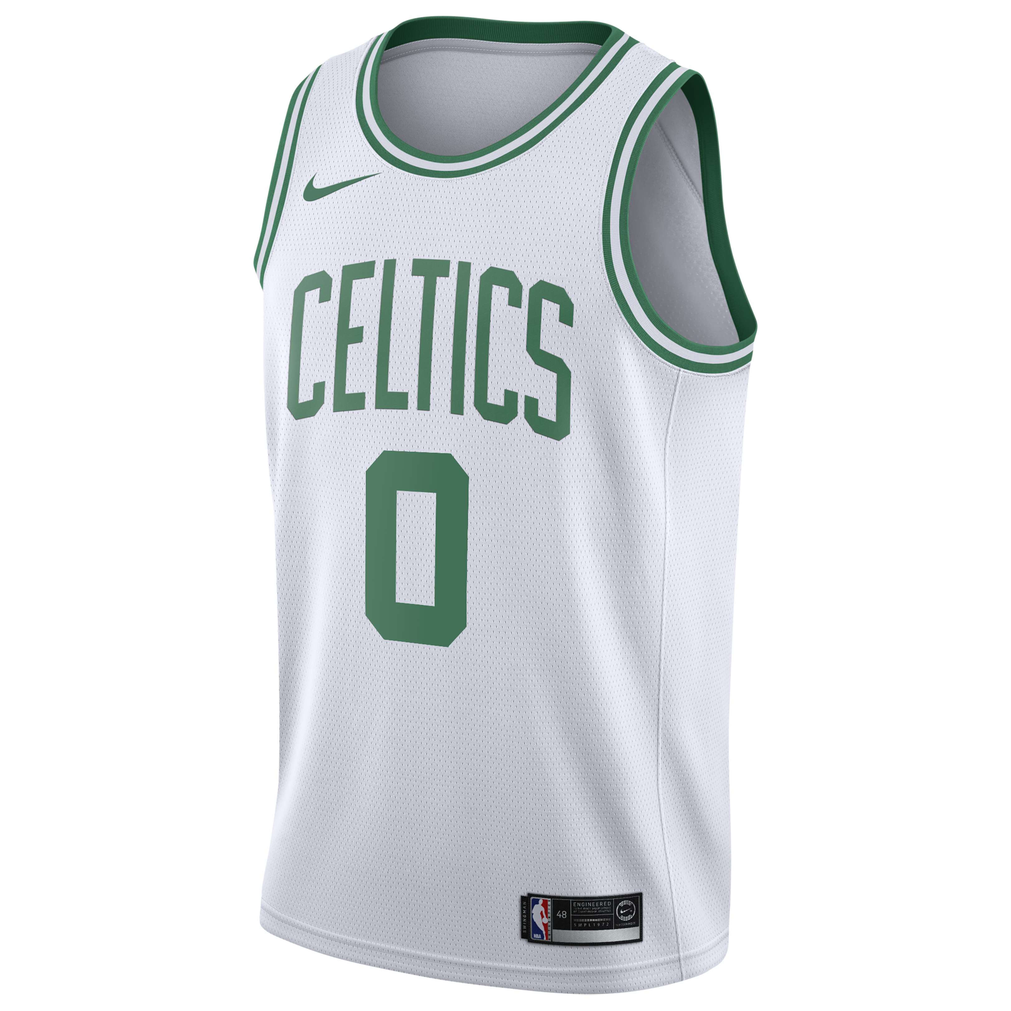 Boston Celtics Nike Association Edition Swingman Jersey - White - Jayson Tatum - Youth