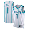 Charlotte Hornets Jordan Brand Association Edition Swingman Jersey - White - LaMelo Ball - Unisex