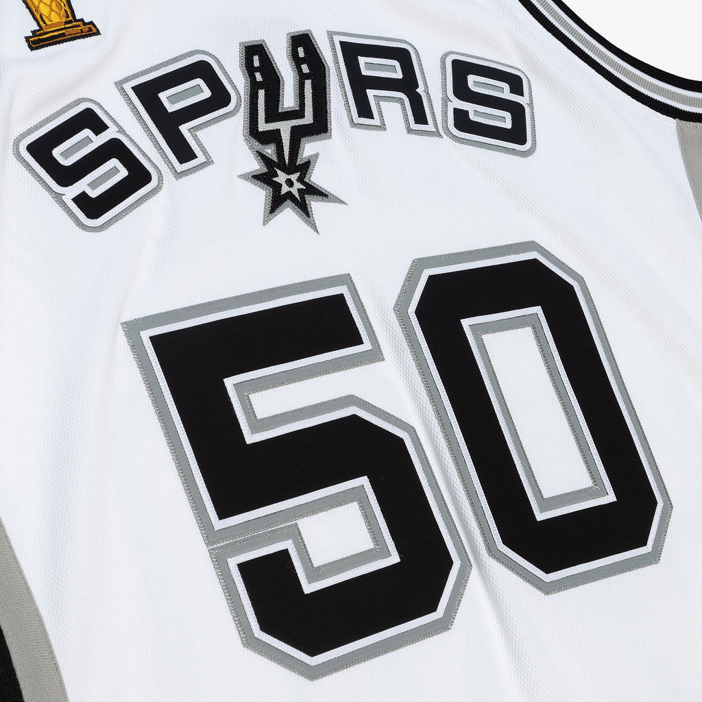 San Antonio Spurs Mitchell & Ness David Robinson 2002 Home Finals Authentic Jersey - White