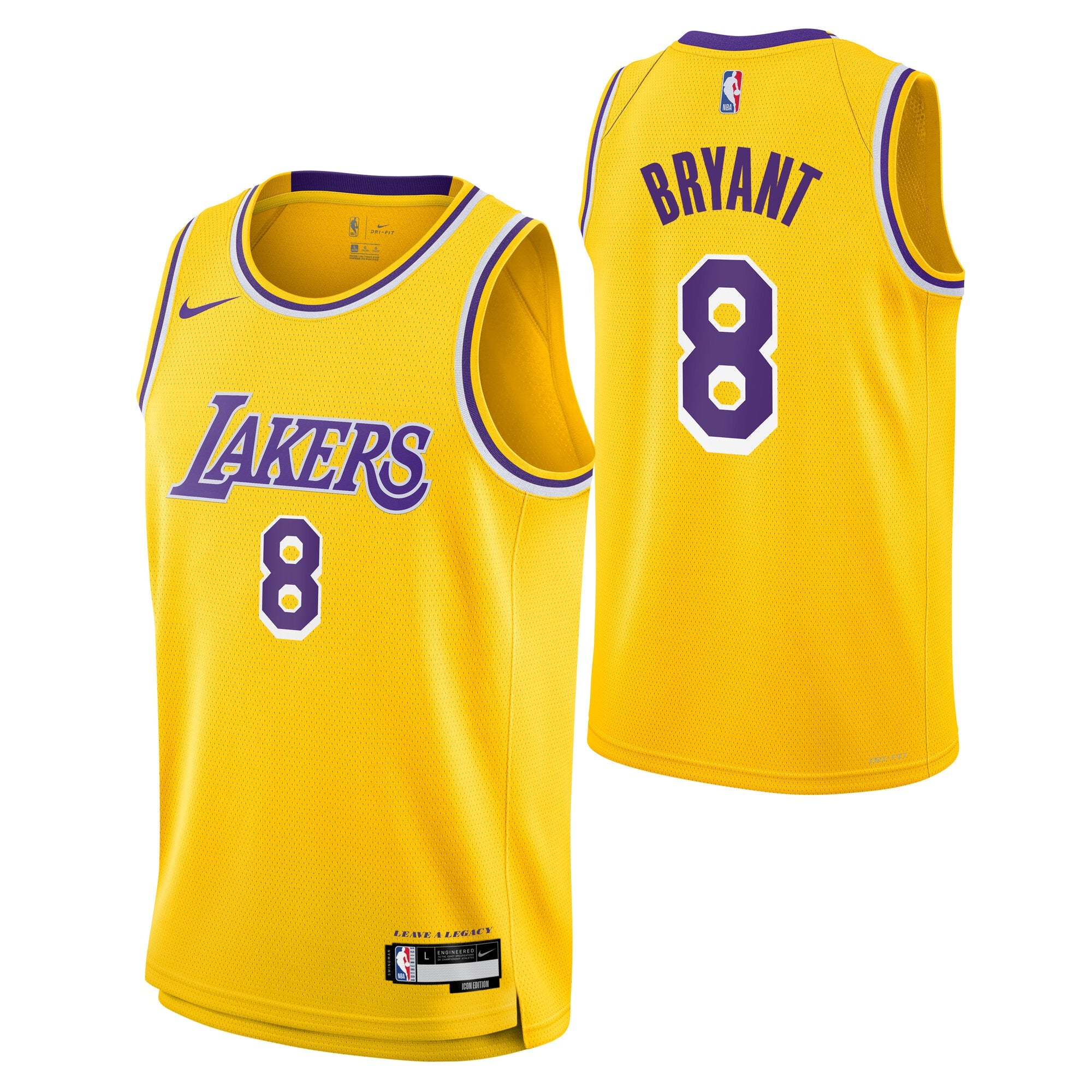 Los Angeles Lakers Nike Icon Edition Swingman Jersey - Kobe - Youth
