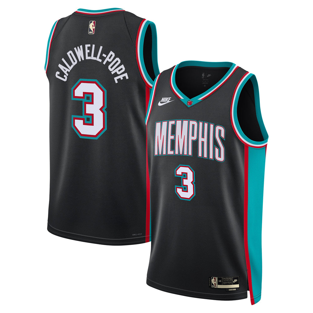 Memphis Grizzlies Nike Classic Edition Jersey - Black - Kentavious Caldwell-Pope - Unisex