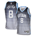 Utah Jazz Nike 2025/26 City Edition Swingman Jersey - Gray - Isaiah Collier - Youth