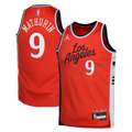 LA Clippers Jordan Brand Statement Edition Swingman Jersey - Red - Bennedict Mathurin - Youth