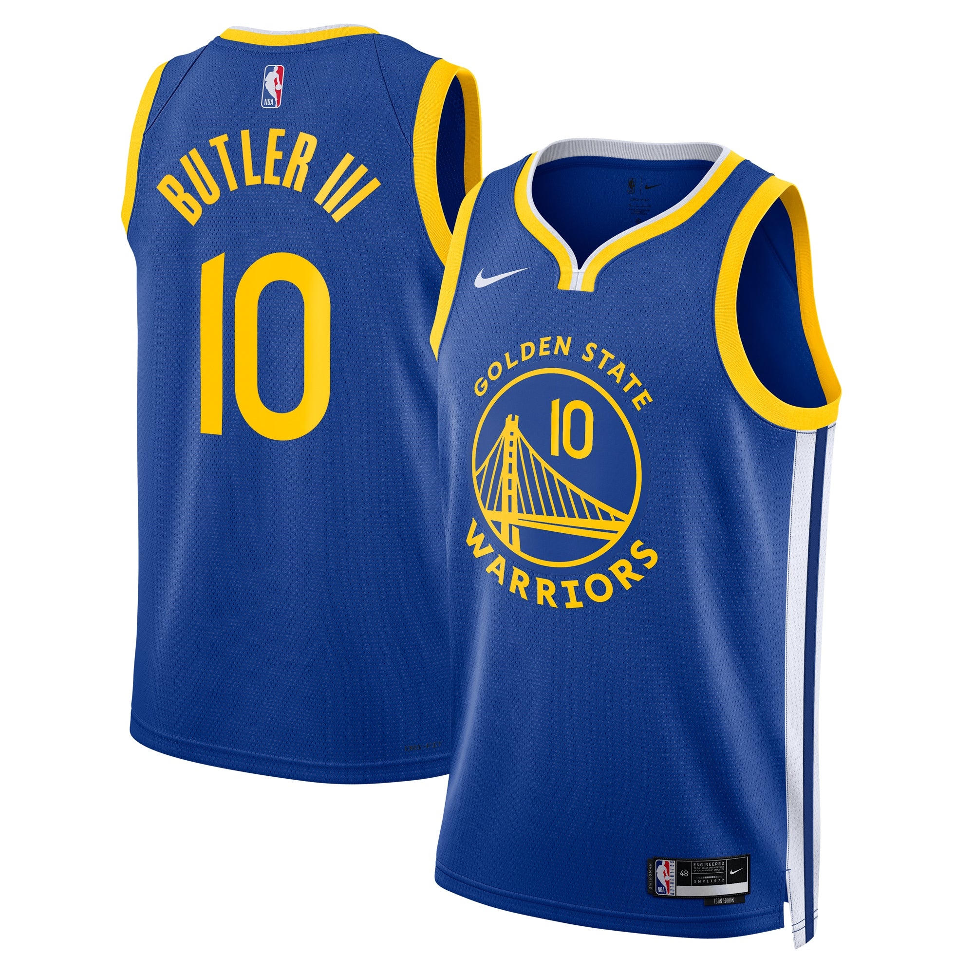 Golden State Warriors Nike Icon Edition Swingman Jersey - Royal - Jimmy Butler III - Unisex