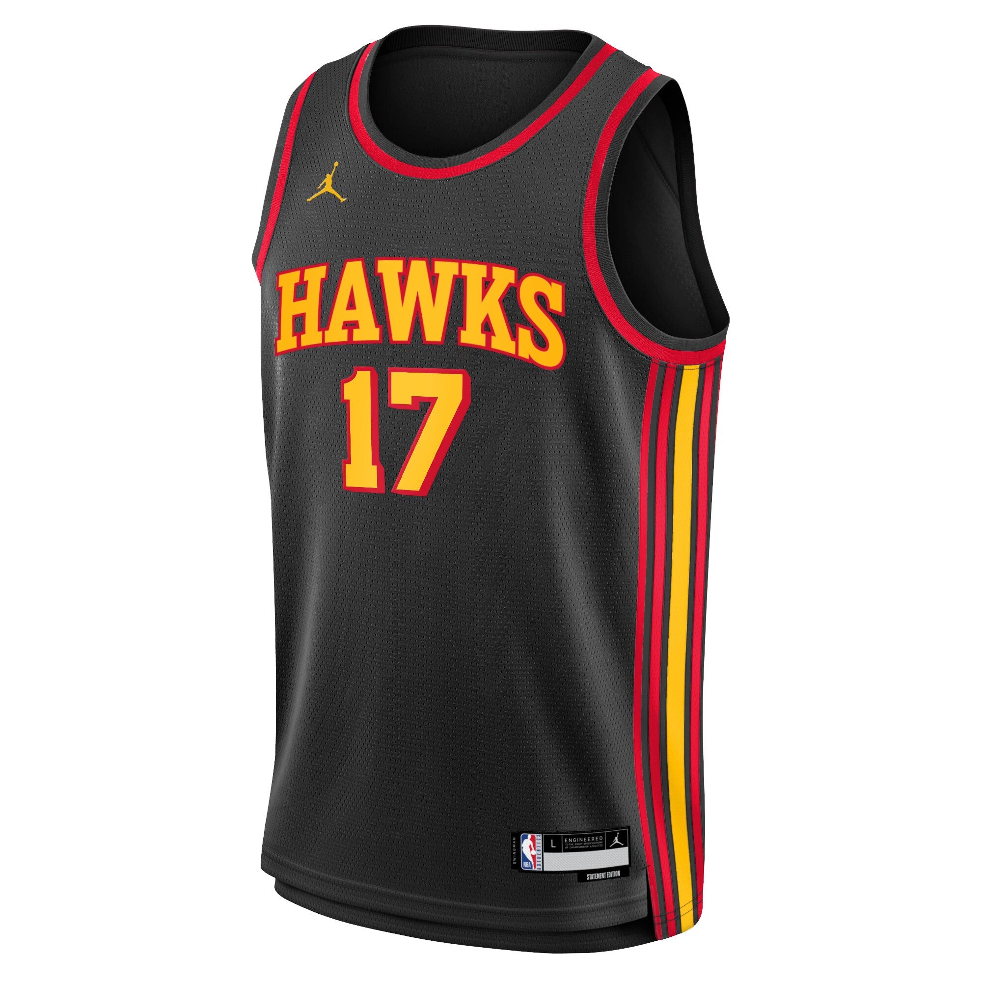 Atlanta Hawks Jordan Statement Edition Swingman Jersey 22 - Black - Onyeka Okongwu - Youth