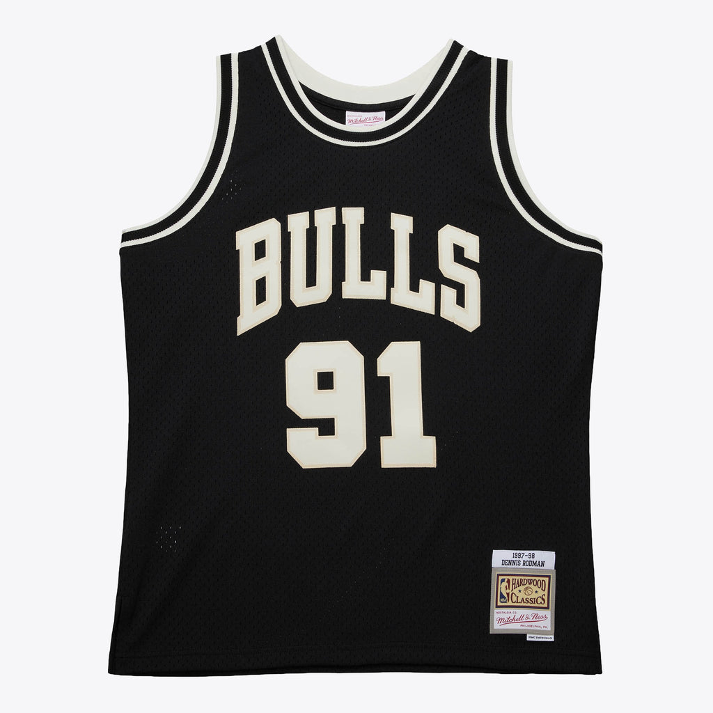 Chicago Bulls Mitchell & Ness Off Court Swingman Jersey Dennis Rodman 1997