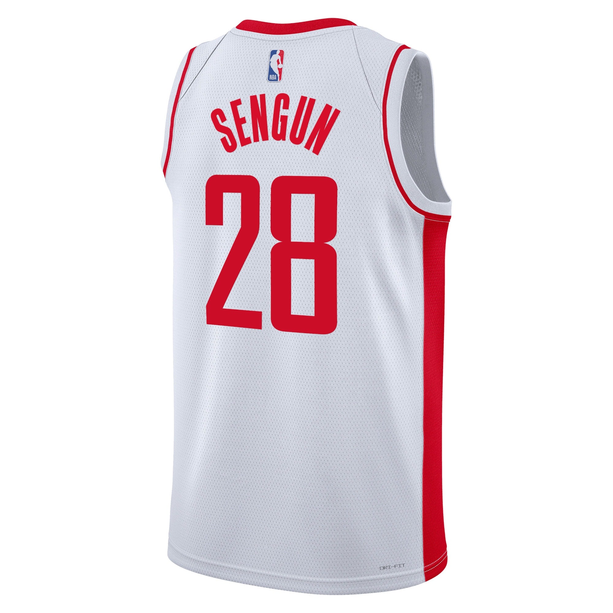 Houston Rockets Nike Association Edition Swingman Jersey - White - Alperen Sengun - Unisex
