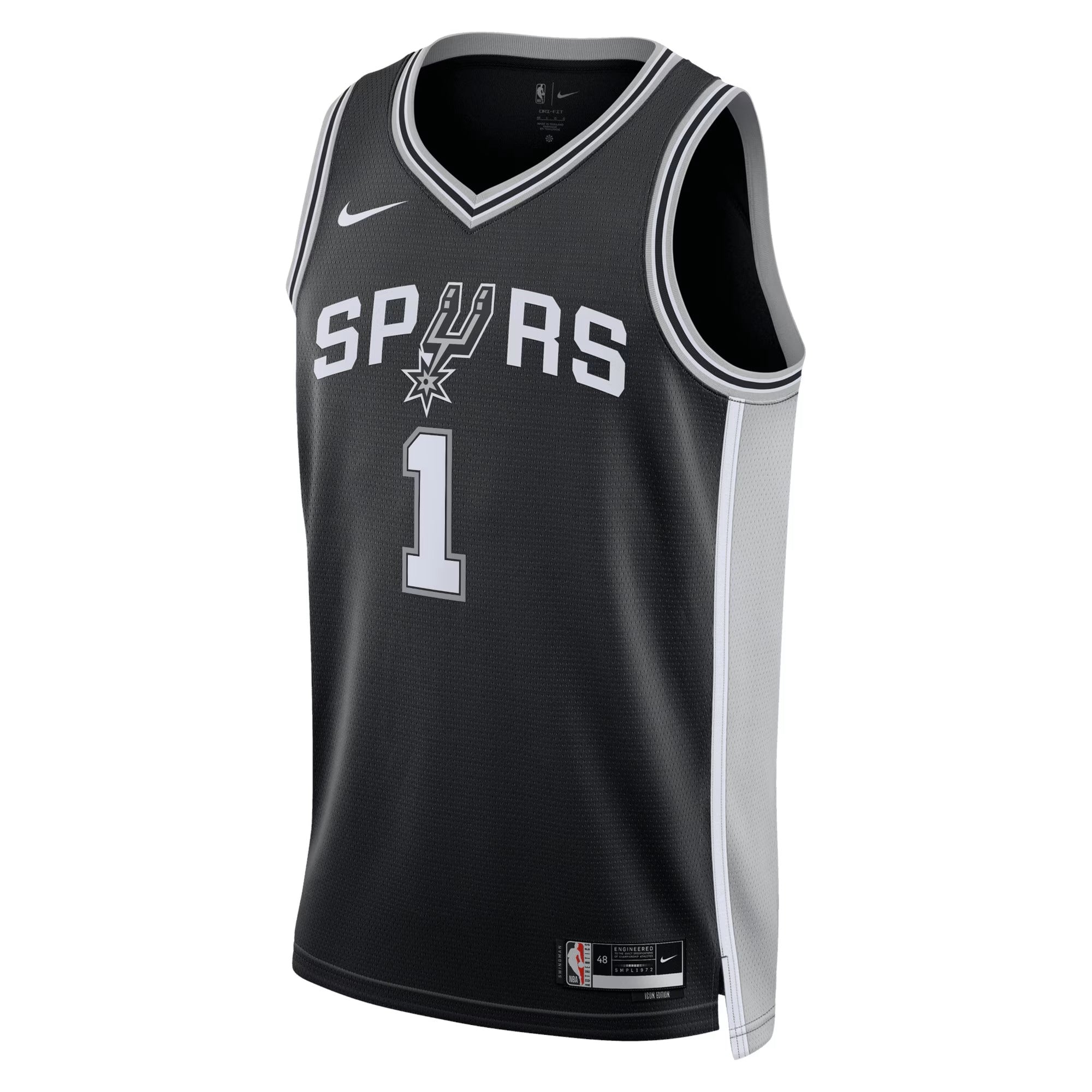 San Antonio Spurs Nike Icon Swingman Jersey - Victor Wembanyama