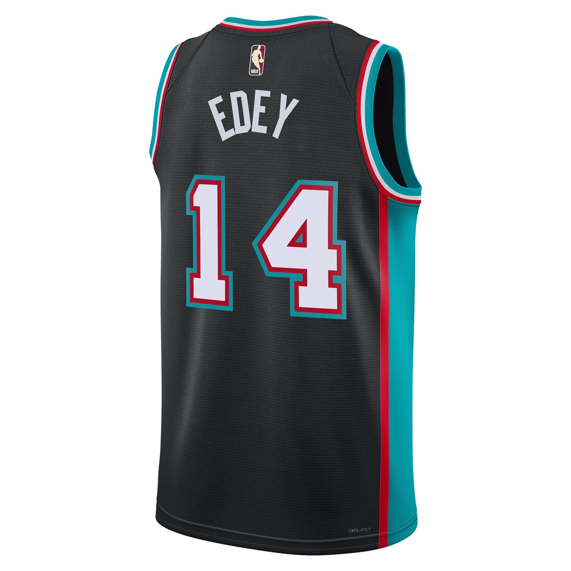 Memphis Grizzlies Nike Classic Edition Jersey - Black - Zach Edey - Unisex