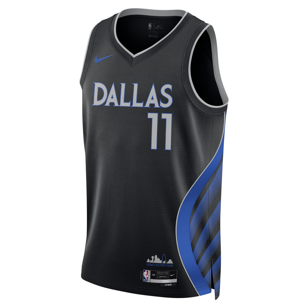 Dallas Mavericks Nike 2025/26 City Edition Swingman Jersey - Black - Kyrie Irving - Unisex