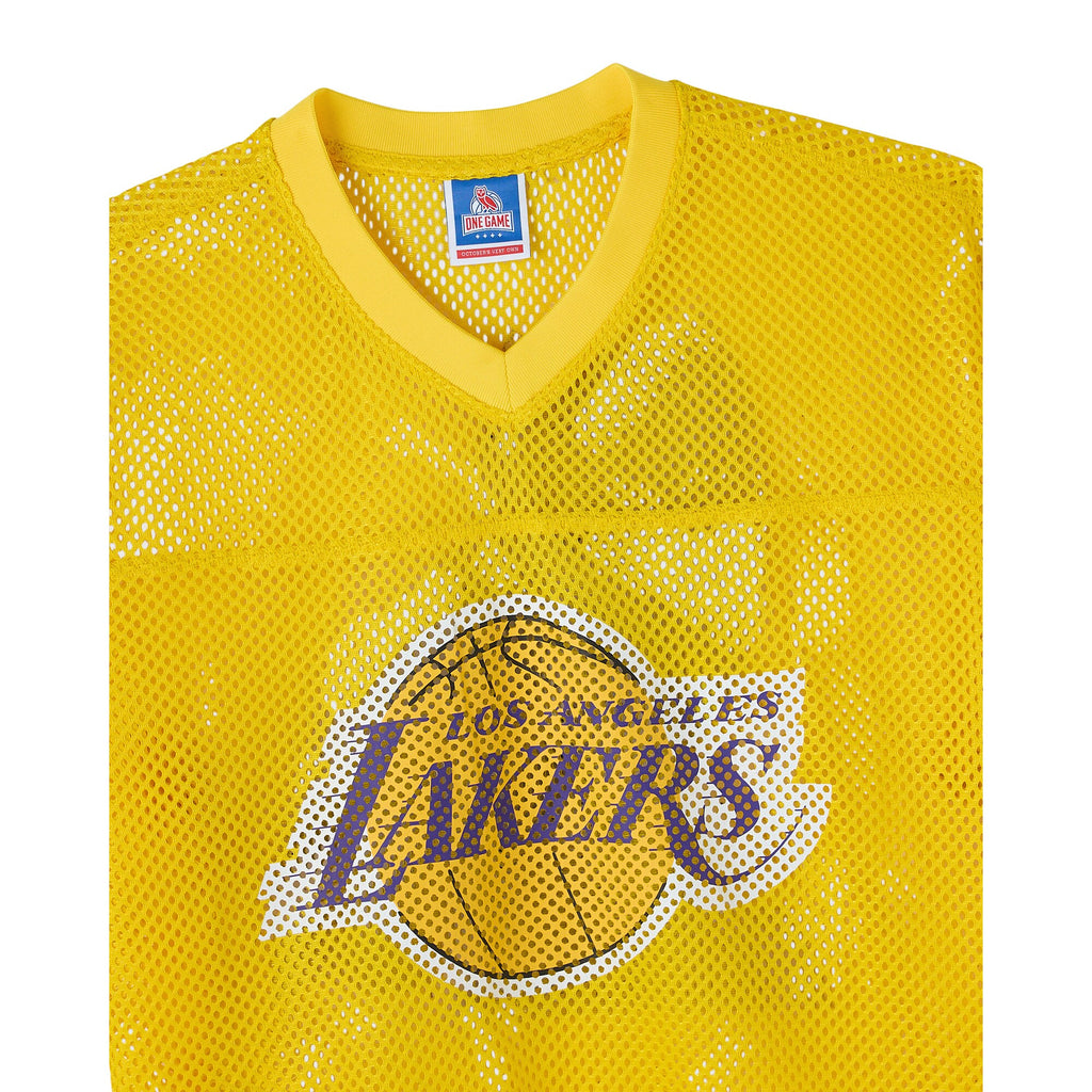 Los Angeles Lakers X OVO Mesh Football Jersey - Mens