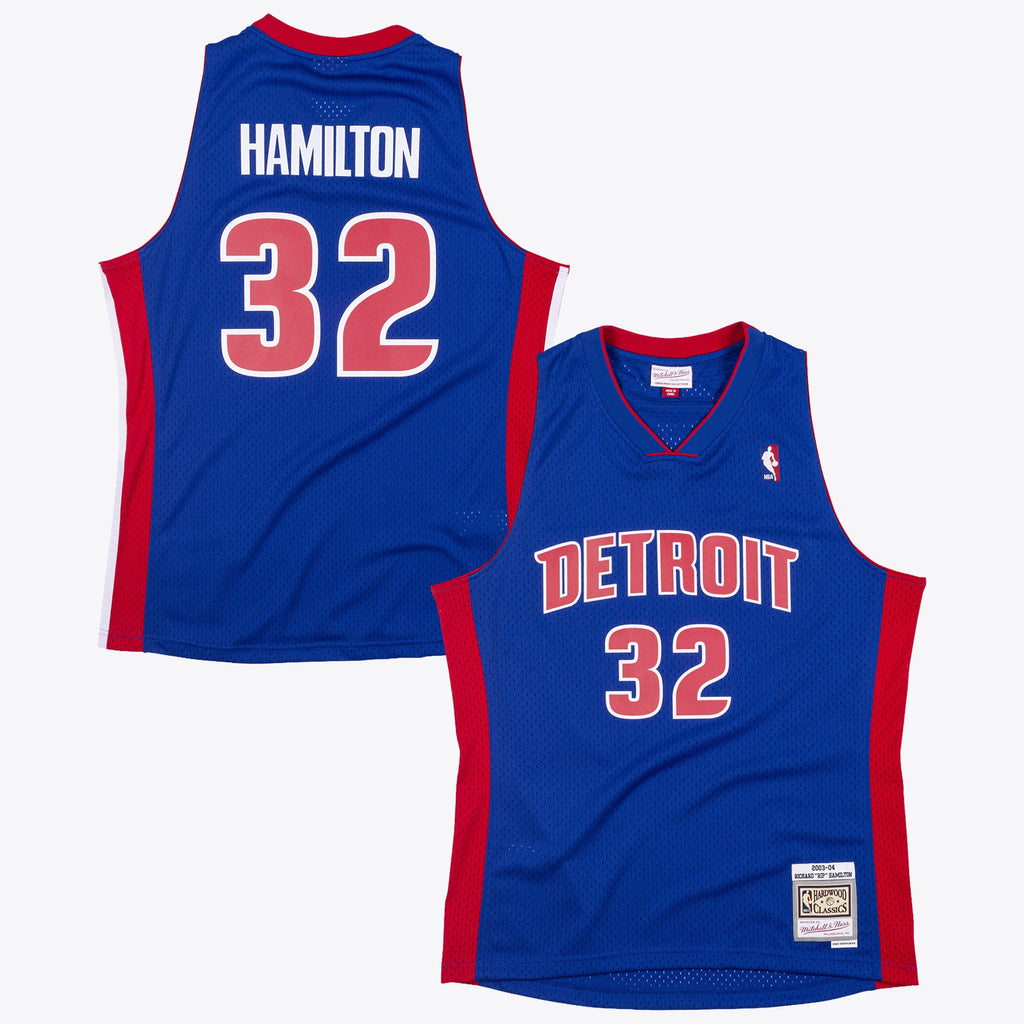 Detroit Pistons Mitchell & Ness Richard Hamilton 2003 Swingman Authentic Jersey - Royal Blue
