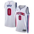 Detroit Pistons Nike Association Edition Swingman Jersey - White - Jalen Duren - Unisex