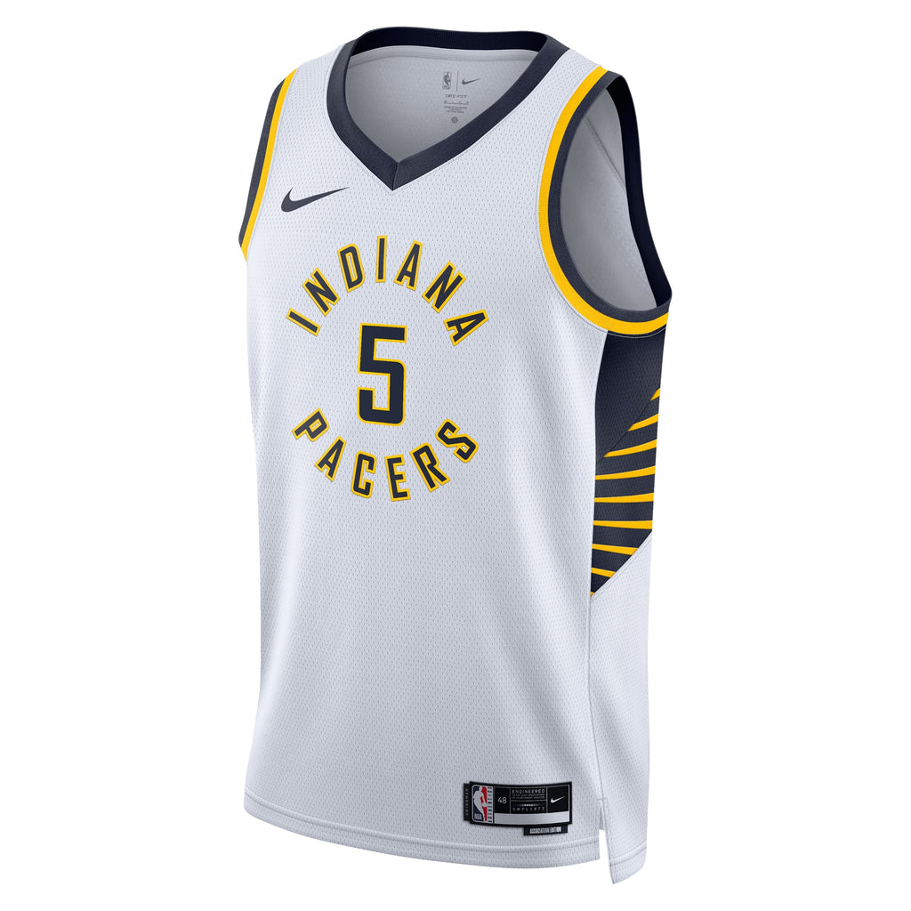 Indiana Pacers Nike Association Edition Swingman Jersey - White - Jarace Walker - Unisex