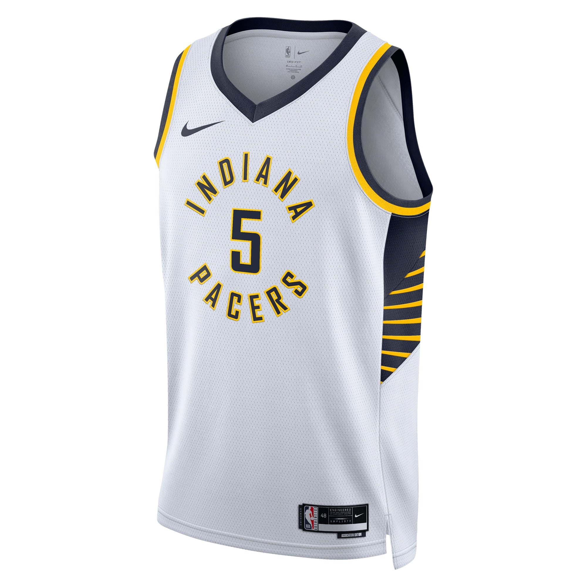 Indiana Pacers Nike Association Edition Swingman Jersey - White - Jarace Walker - Unisex